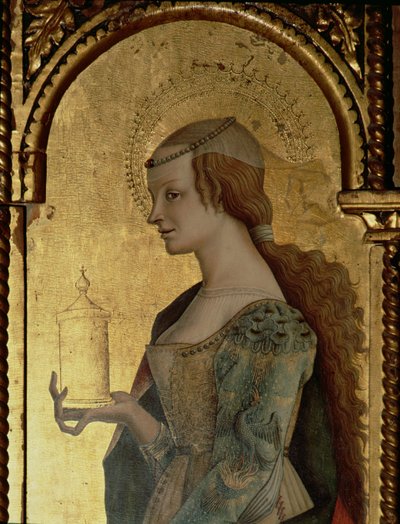 St. Mary Magdalene (detail) by Carlo Crivelli